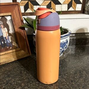 Owala Orange and Purple Water Bottle